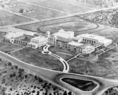 Aerial view of early TJHS campus
